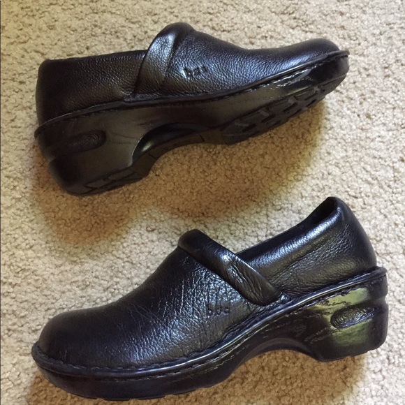 boc Shoes - BOC women’s clogs shoes black leather size 9M